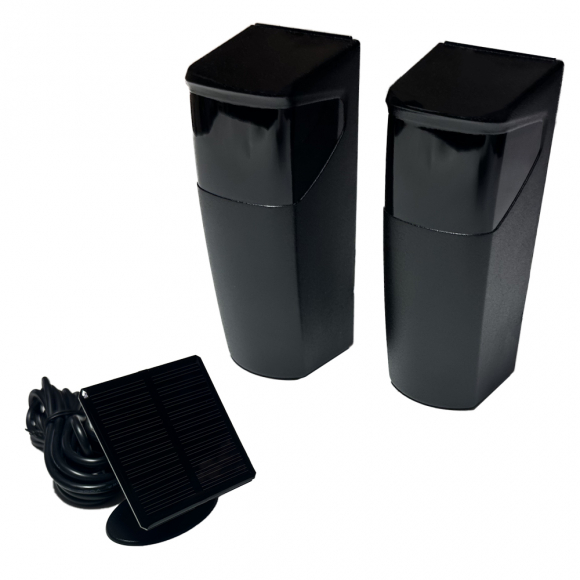 Фотоэлементы для автоматических ворот ФУРНИТЕХ HW-09 с панелью для зарядки